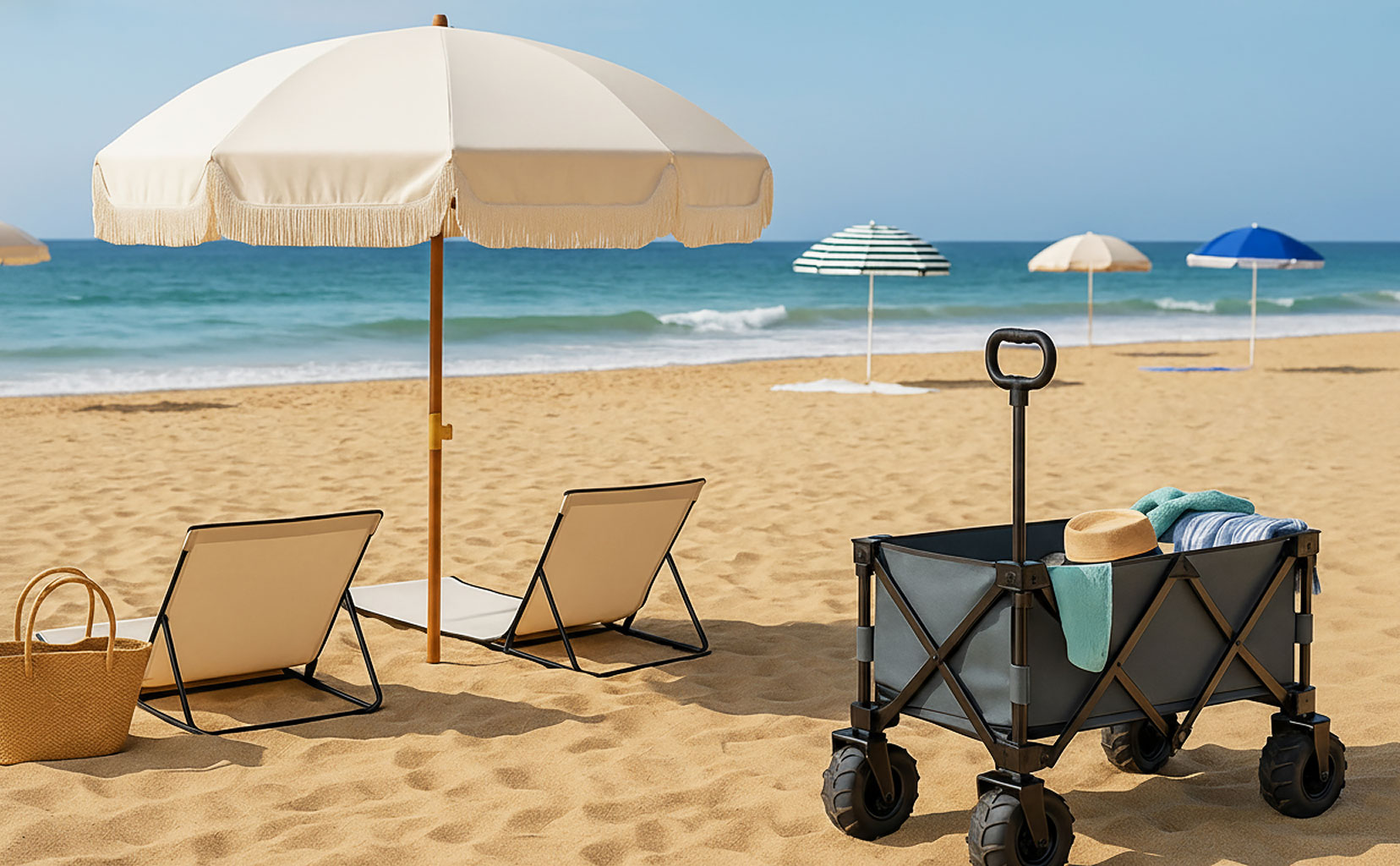 Playa, sol y practicidad