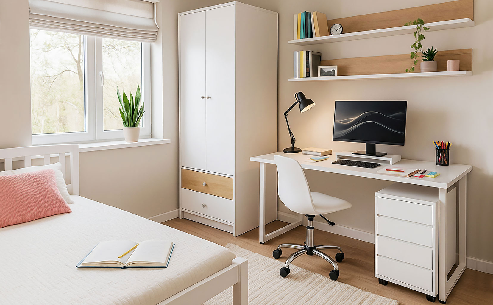 Lo esencial para estudiar y descansar