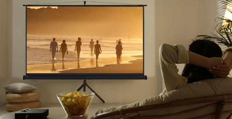 Pantalla de proyección portátil