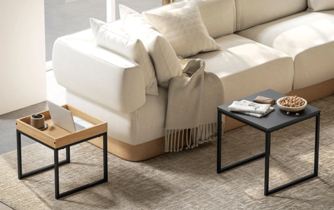 Mesa auxiliar para snacks