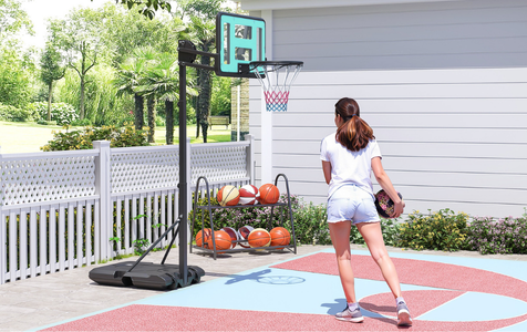 Canasta de baloncesto ajustable