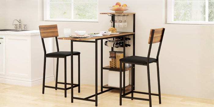 Conjunto de mesa alta