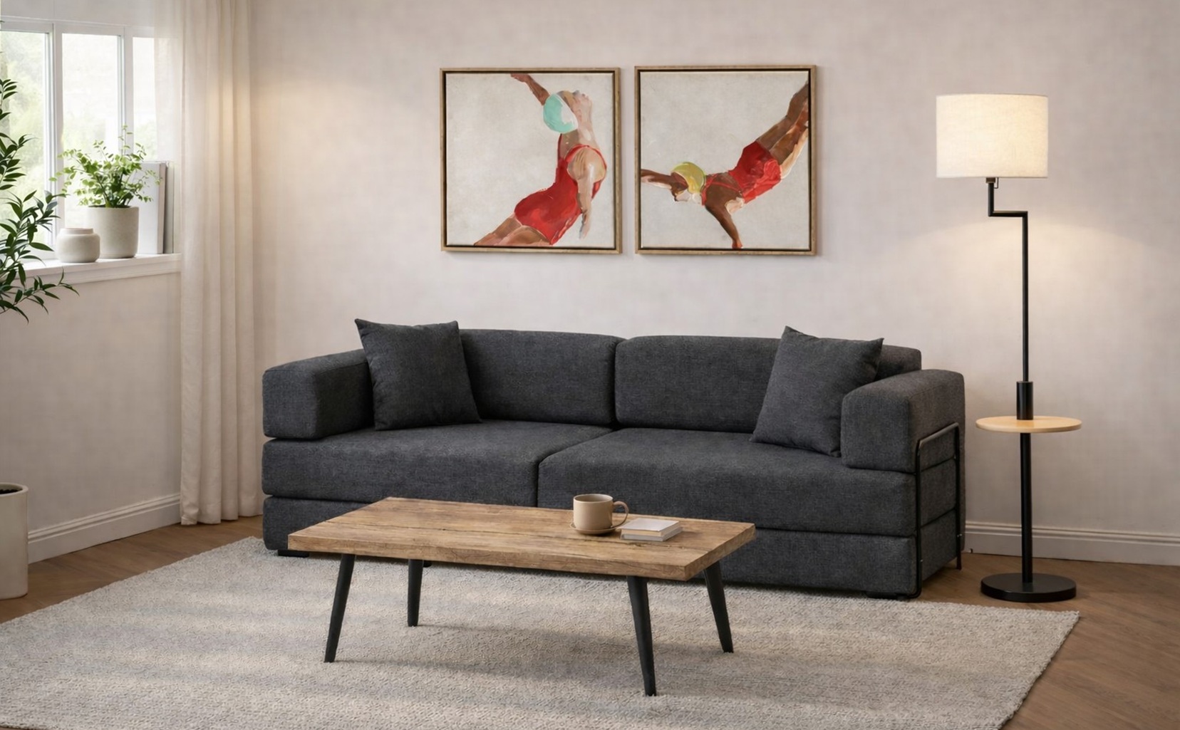 Un salón pensado para el día a día