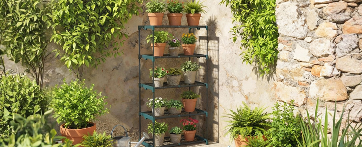 Estanterías para plantas