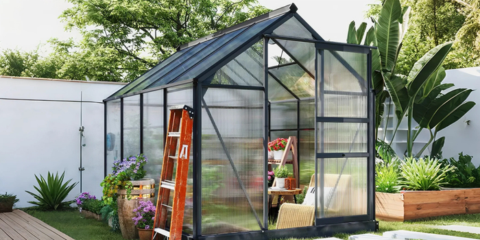 Invernadero de jardín rígido
