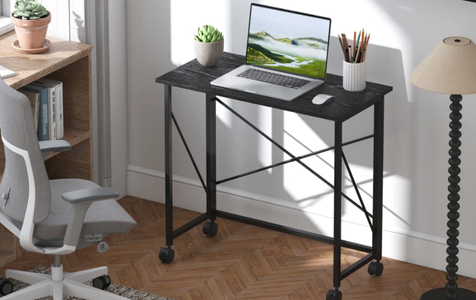 Escritorio plegable con ruedas