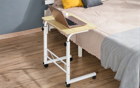 Mesa auxiliar con tablero plegable