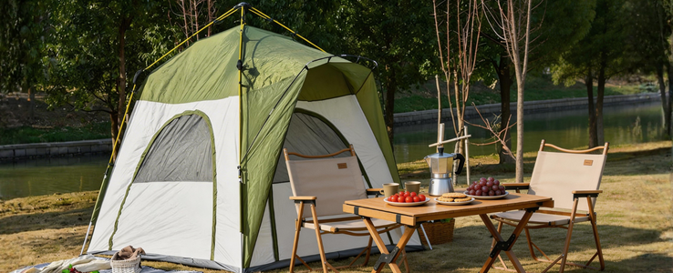 Tenda tipo domo automática