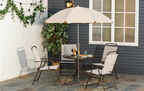 Muebles con protección solar integrada