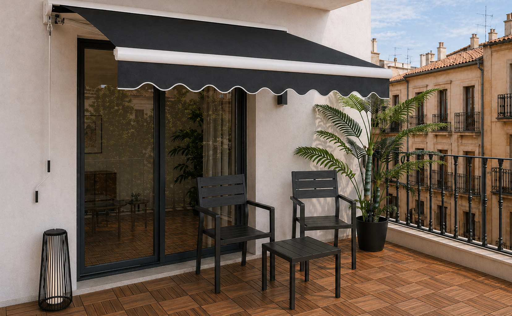 Tu rincón de sombra en el balcón