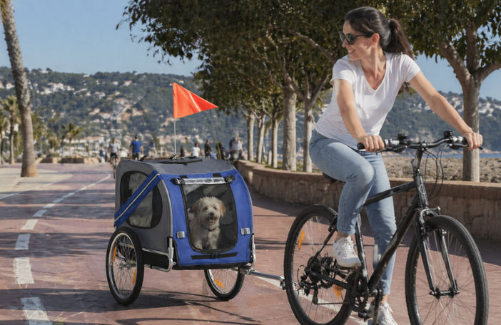 Remolque para bicicleta para mascotas