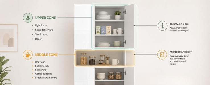 Upper & Middle Shelves