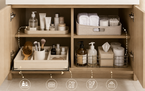 Small Items/Bathroom Supplies: 