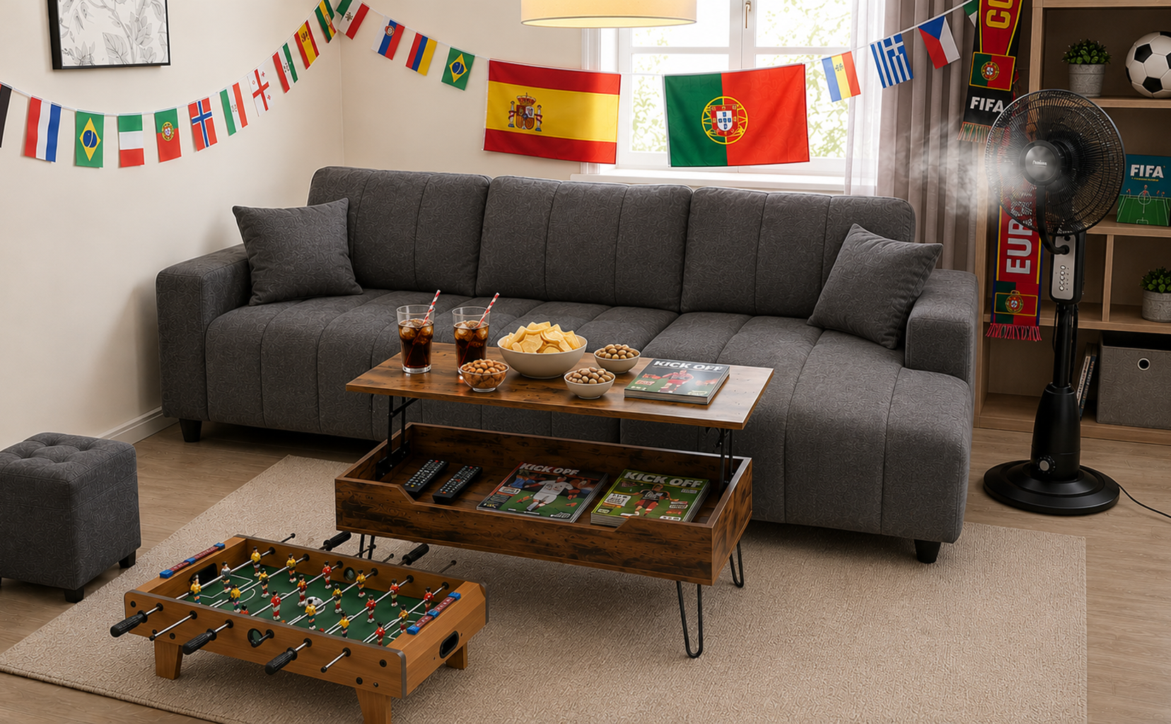 Todo a punto para disfrutar del Mundial