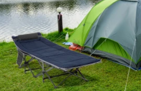 Cama de campismo dobrável