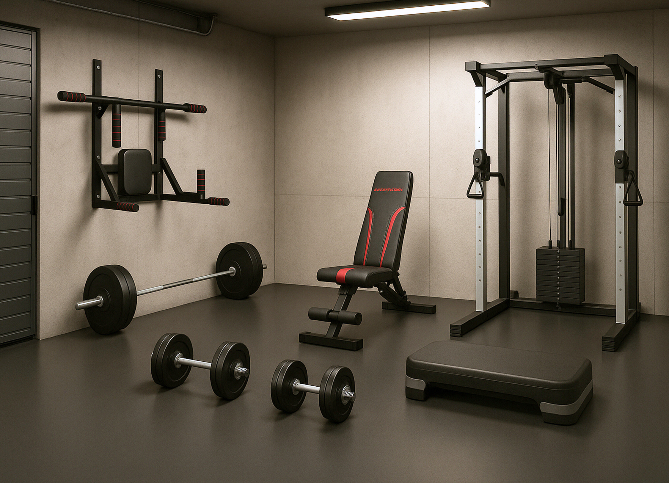 Transforma a sua casa num centro de fitness