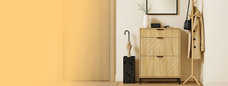 Soluções práticas e decorativas
para o hall de entrada