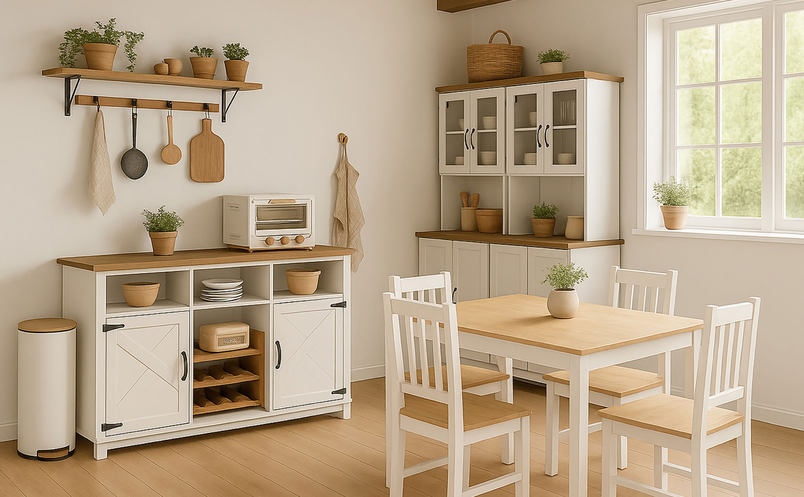 Cozinha em estilo casa de campo