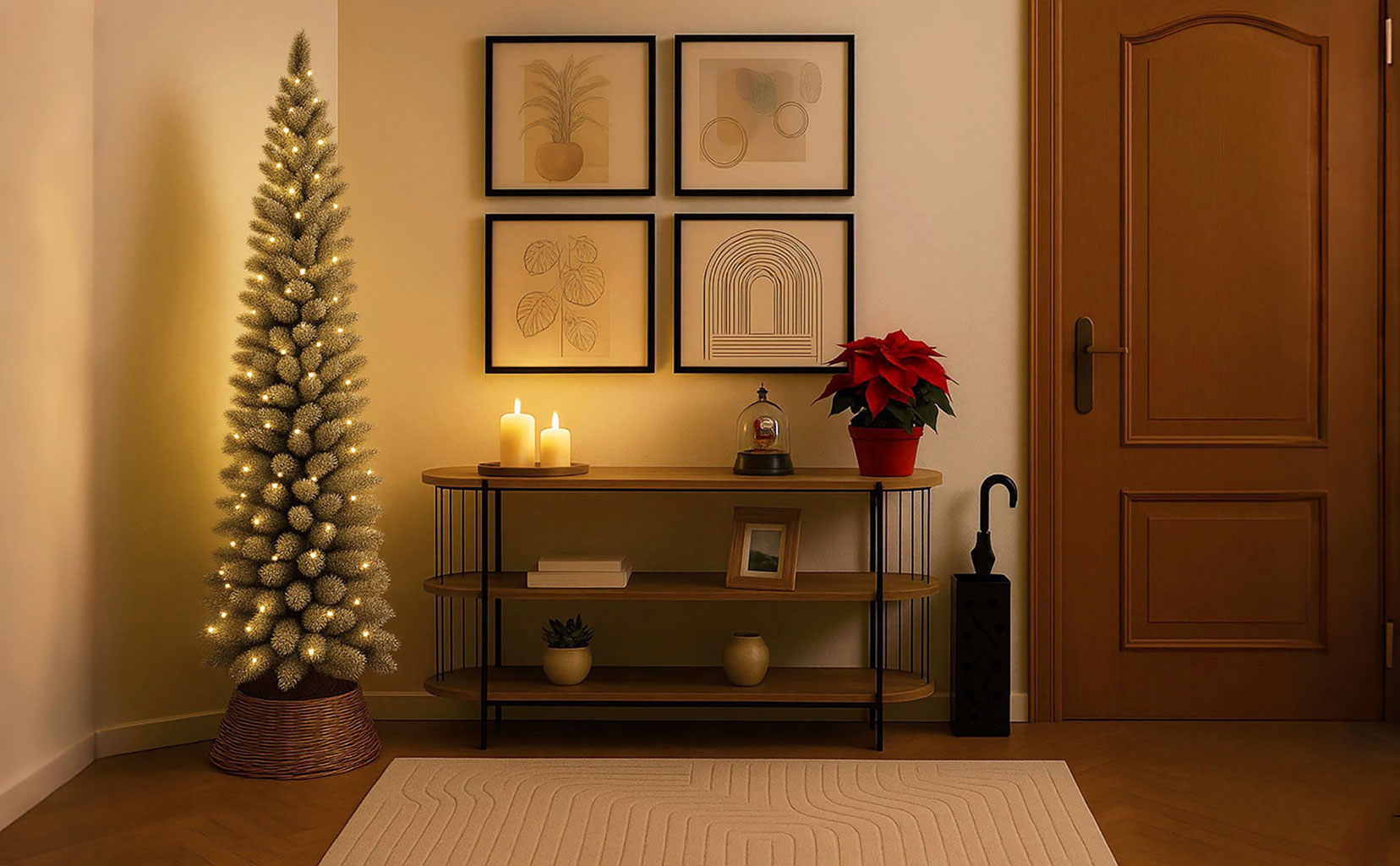 Decoração de Natal perfeita para espaços pequenos