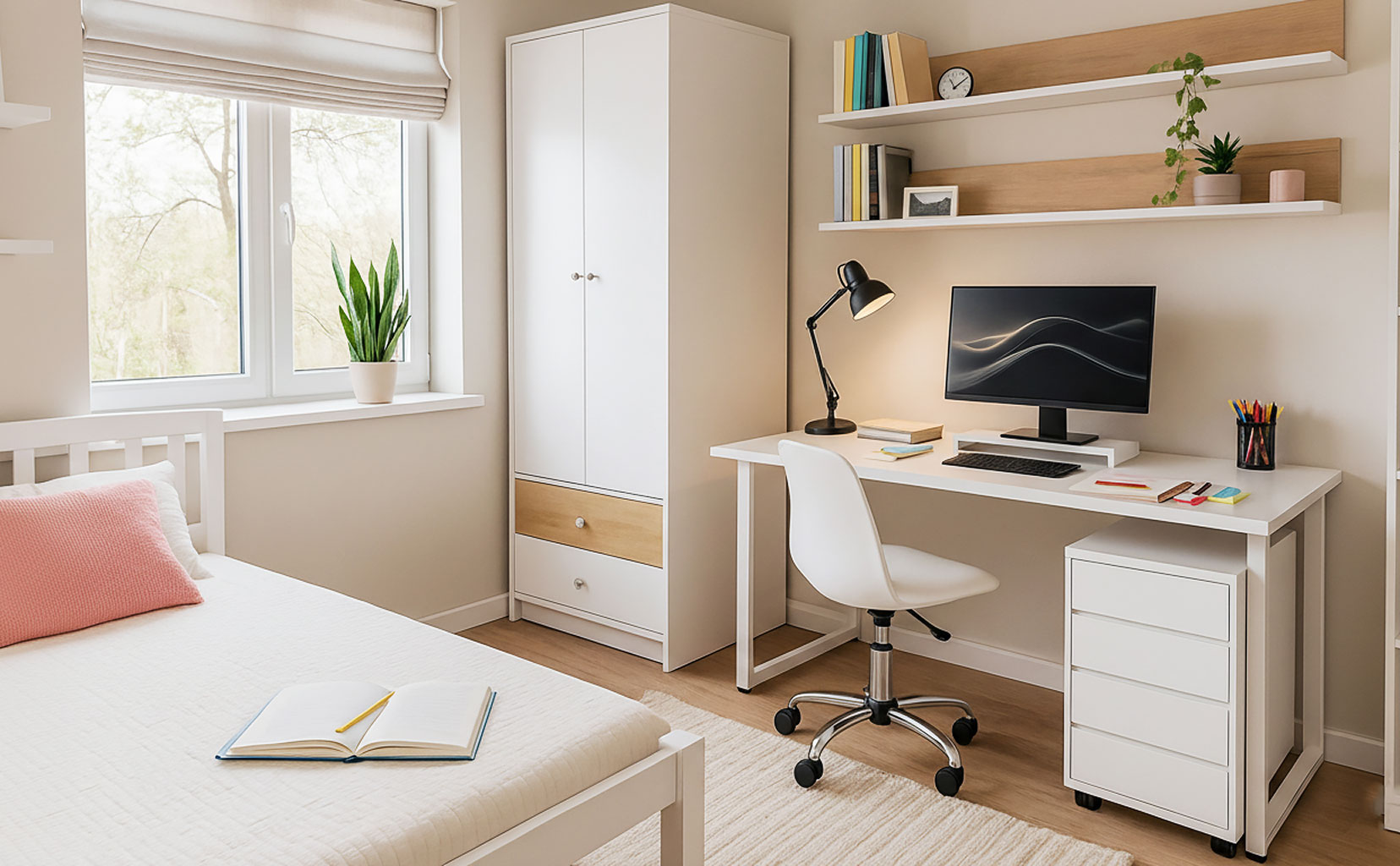 O essencial para estudar e descansar