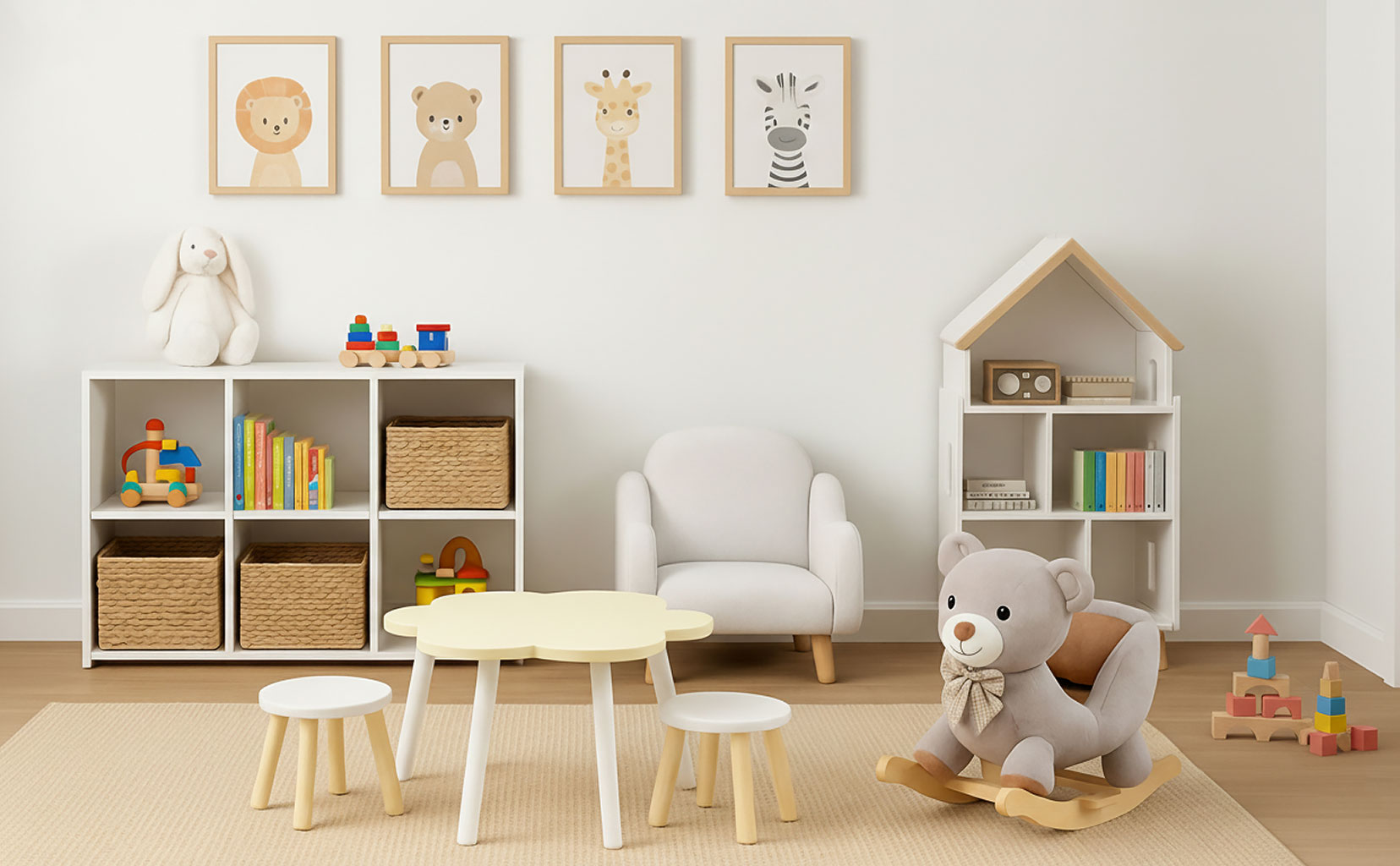 Tudo no lugar para crescer a brincar