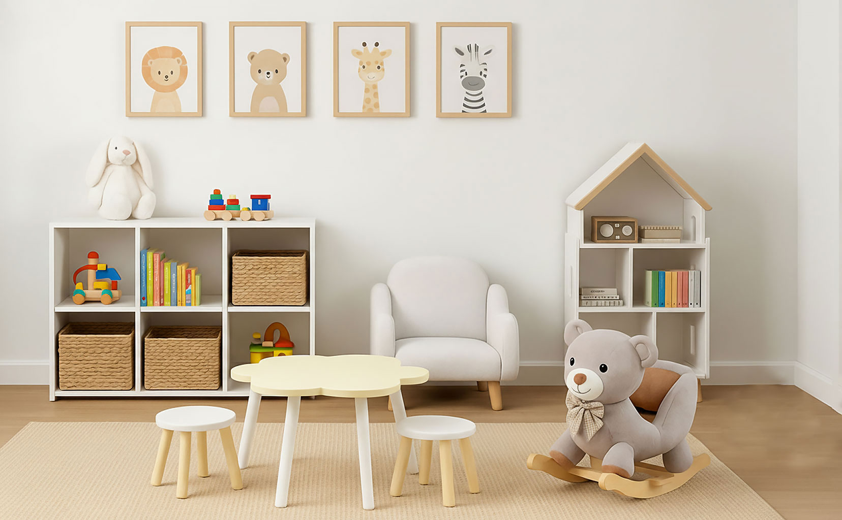 Tudo no lugar para crescer a brincar