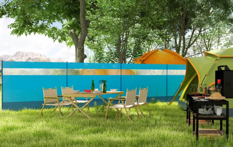 Corta-vento para camping