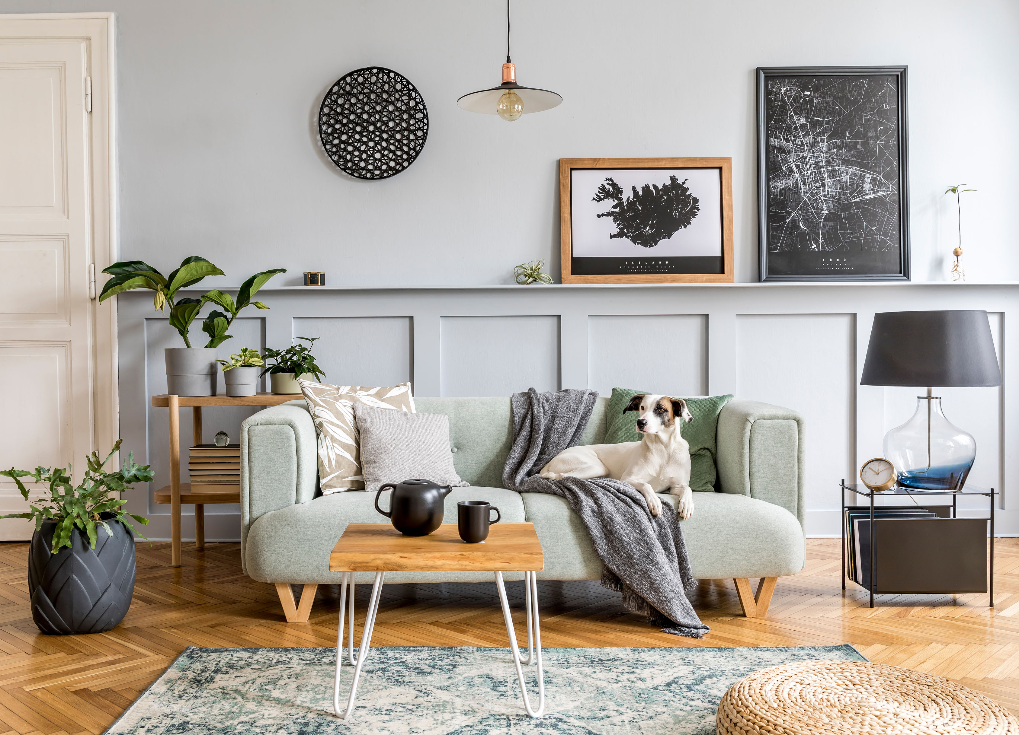 Un living confortabil si stilat