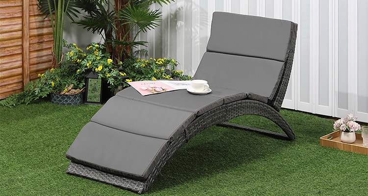 Șezlong ergonomic curbat