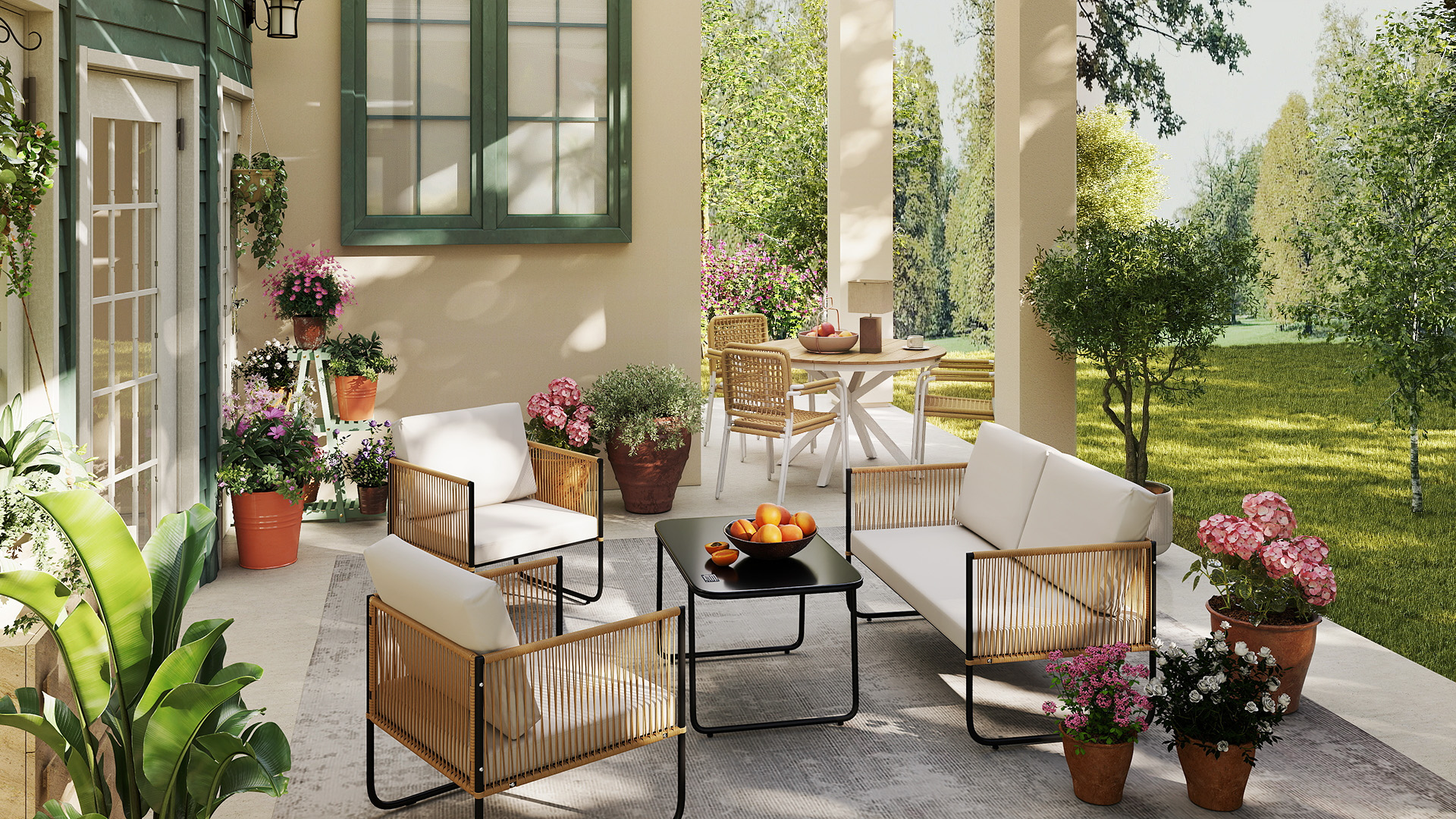 Viață modernă, Al Fresco: Sanctuarul tău atent sel