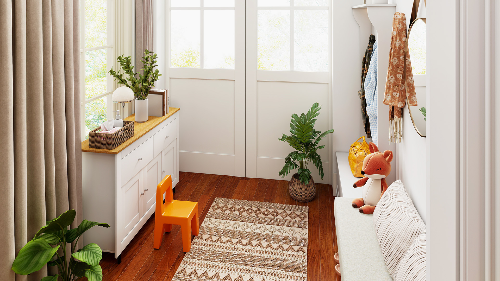 Intrare Luminoasă și Practică pentru Familie