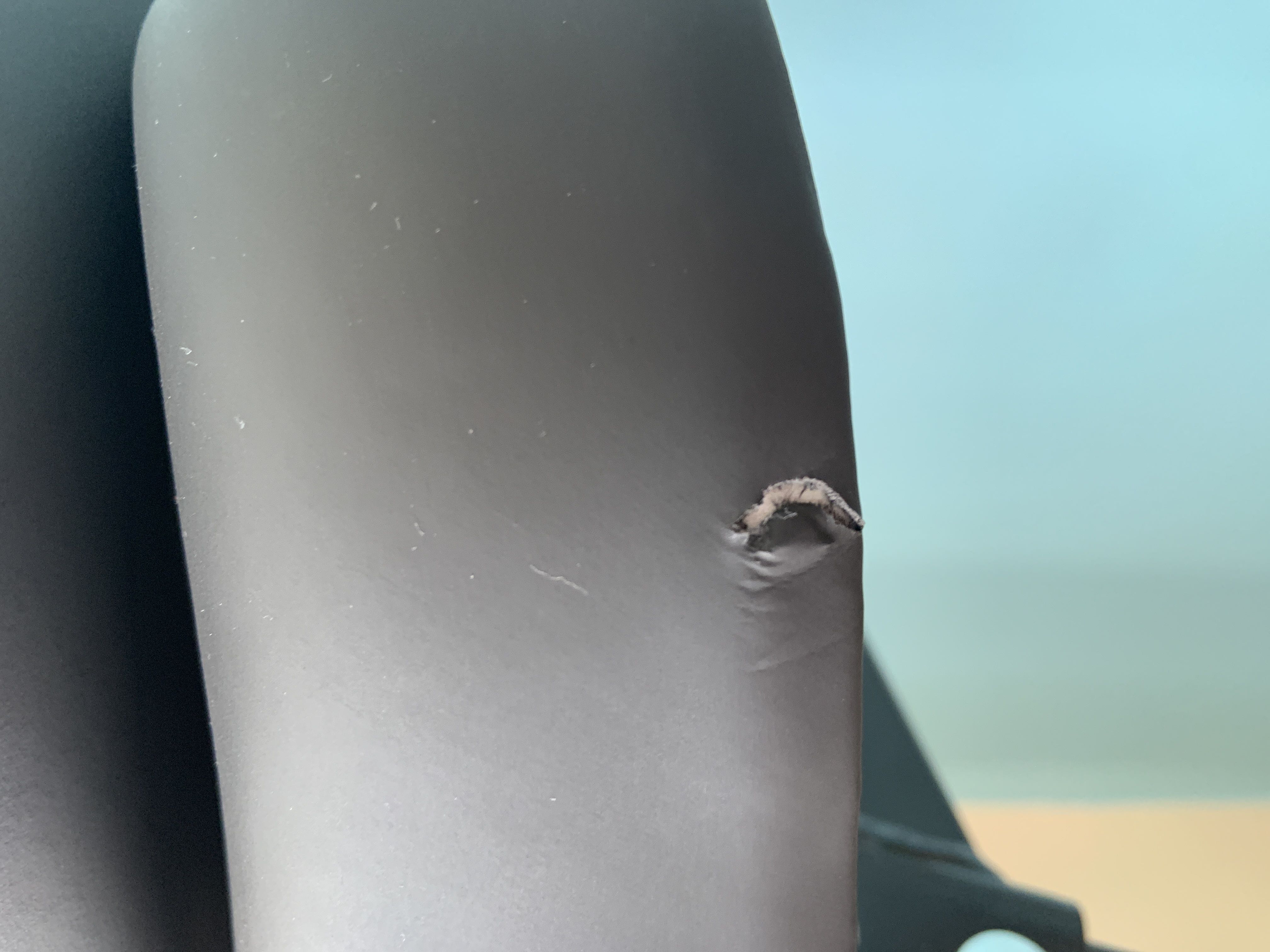 Not happy the seat came with a rip in it!