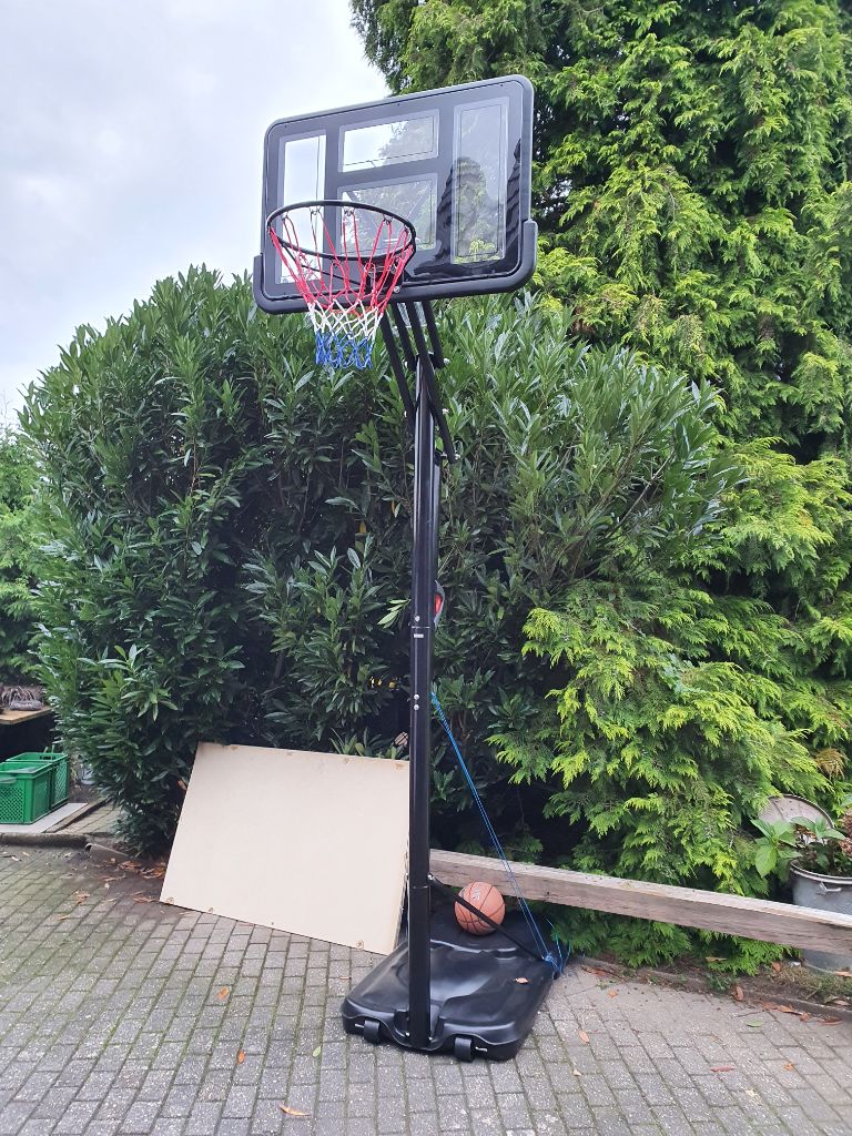 SPORTNOW Basketballständer, Mobil, Höhenverstellbar, Bruchsichere
