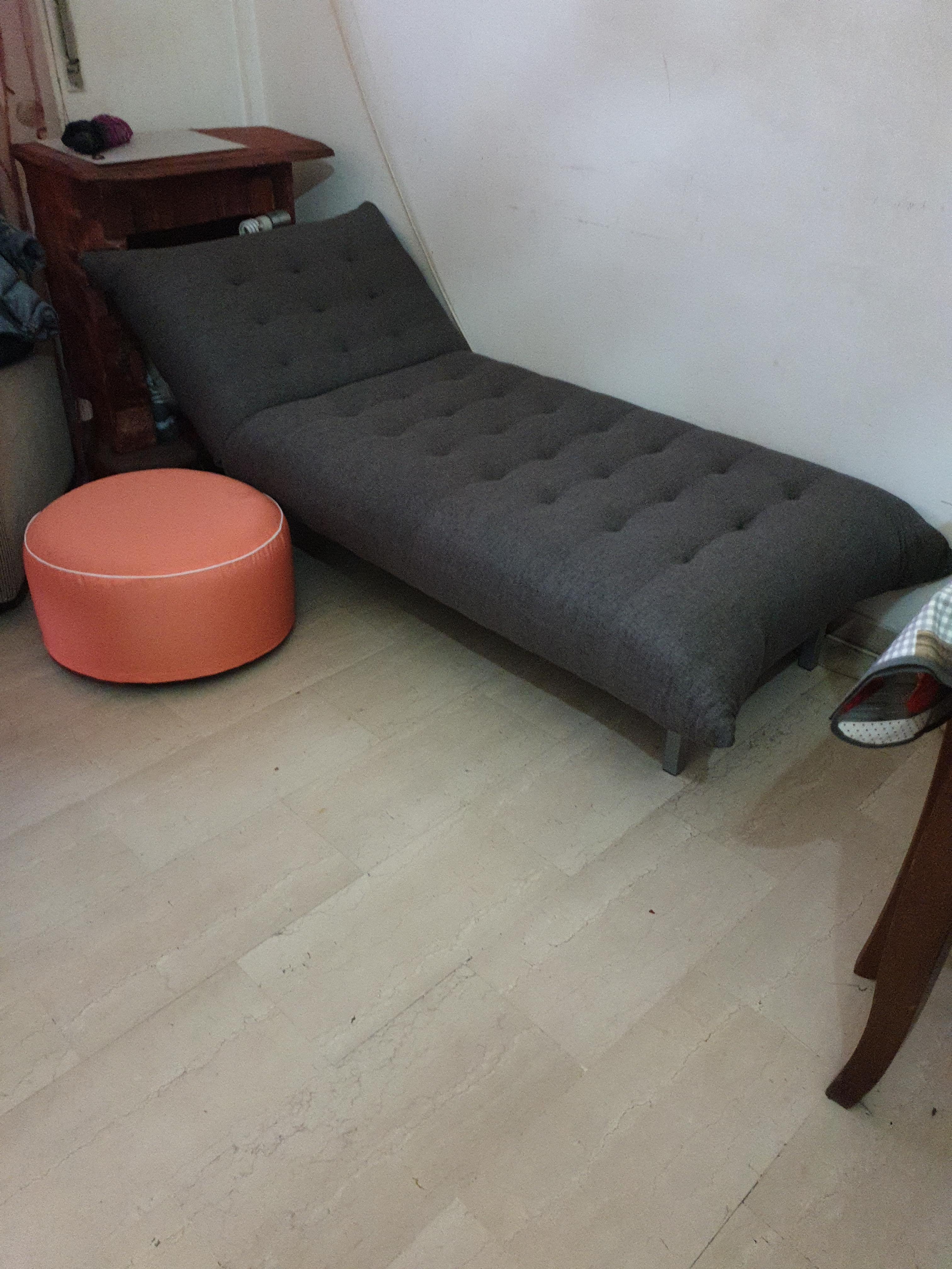 Letto a castello cabina con contenitore - 90 x 200 cm - pino - barriere