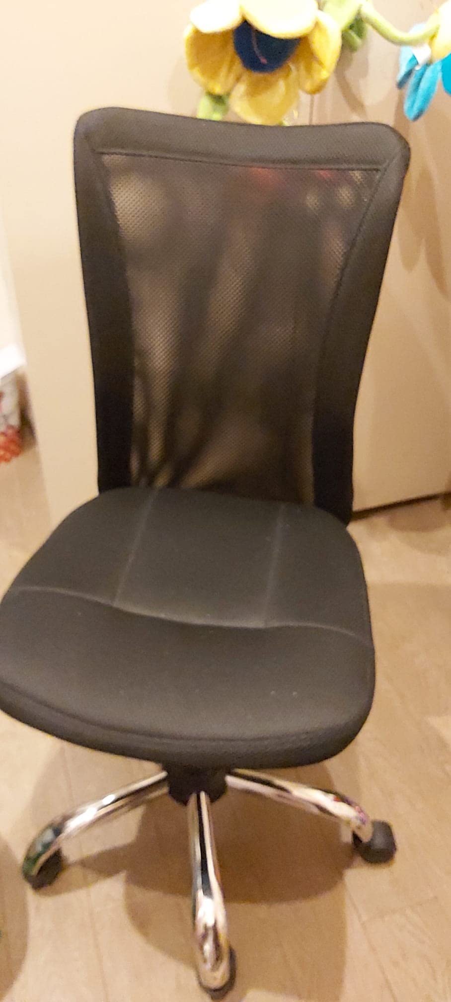 Sedia da ufficio ergonomica con ruote e braccioli - Ergal Arancione