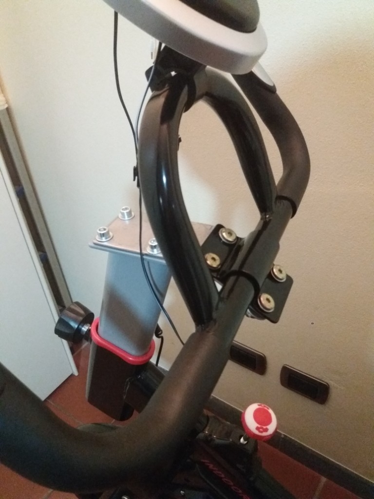 Computer Di Allenamento Digitale Con Display LCD Per Cyclette, Vogatore E Bici Fitness - Monitor Con Cronometro, Velocità E Calorie - 140x89 Mm - Nero