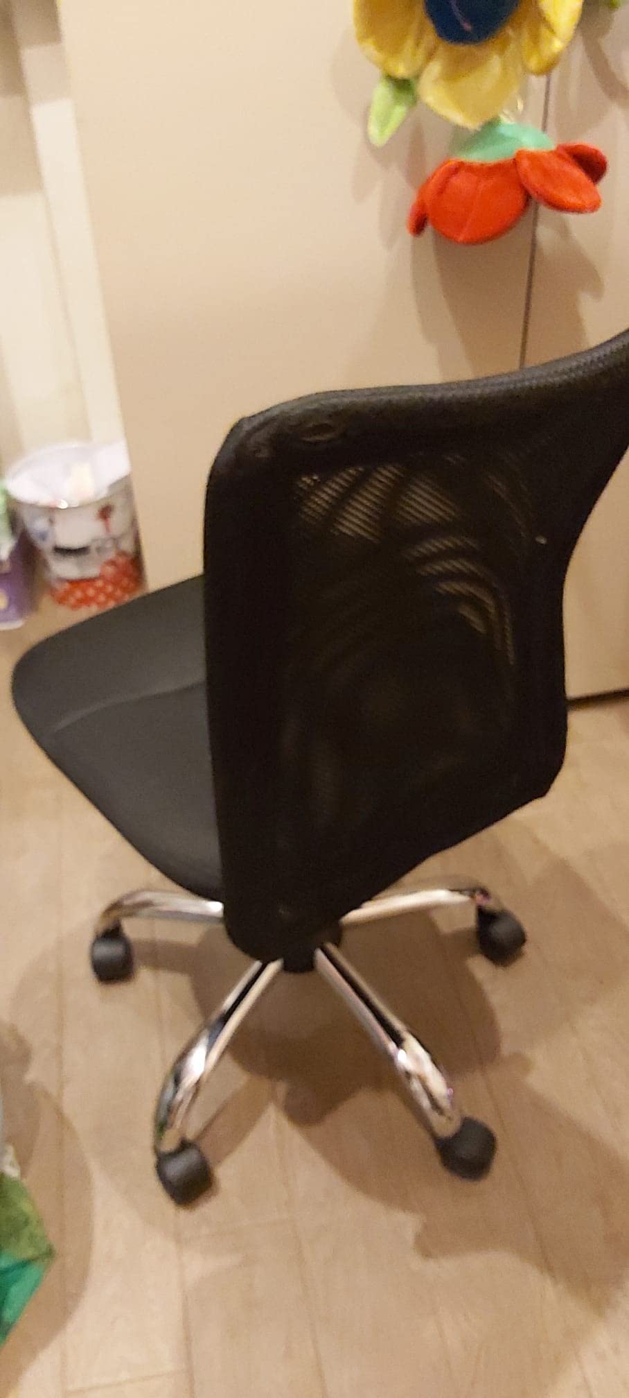 Rowill Sedia Da Ufficio Ergonomica Senza Braccioli: Girevole 360° Con Ruote E Supporto Lombare - Perfetta Per Studio E Camera Da Letto