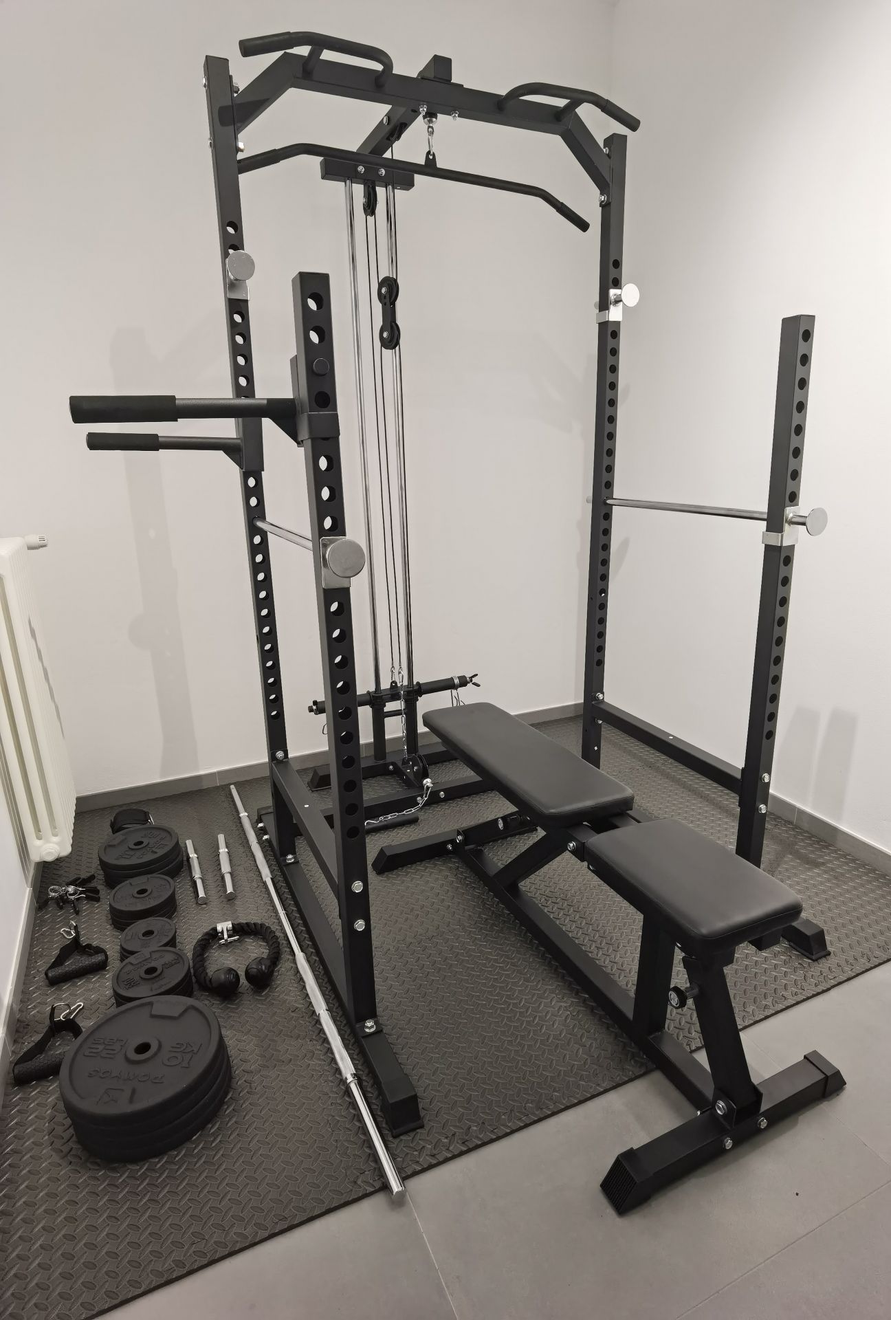Sacca Bulgara HOMCOM Per Allenamento Fitness – 15 Kg, PVC Resistente, Maniglie Multiple, Perfetta Per Casa, Palestra O Ufficio
