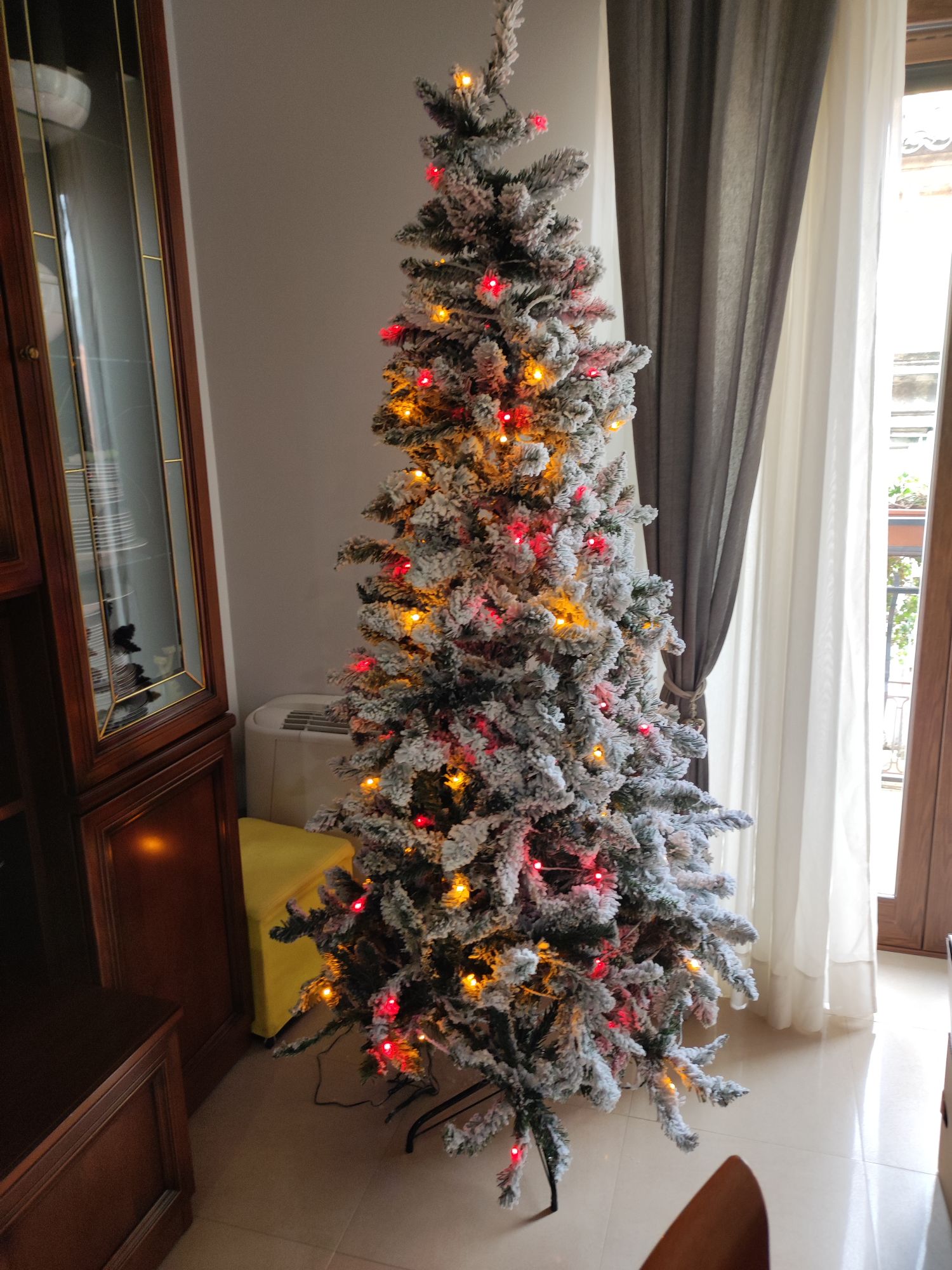 Albero di natale 150cm con 420 rami in pvc ignifughi verde Homcom