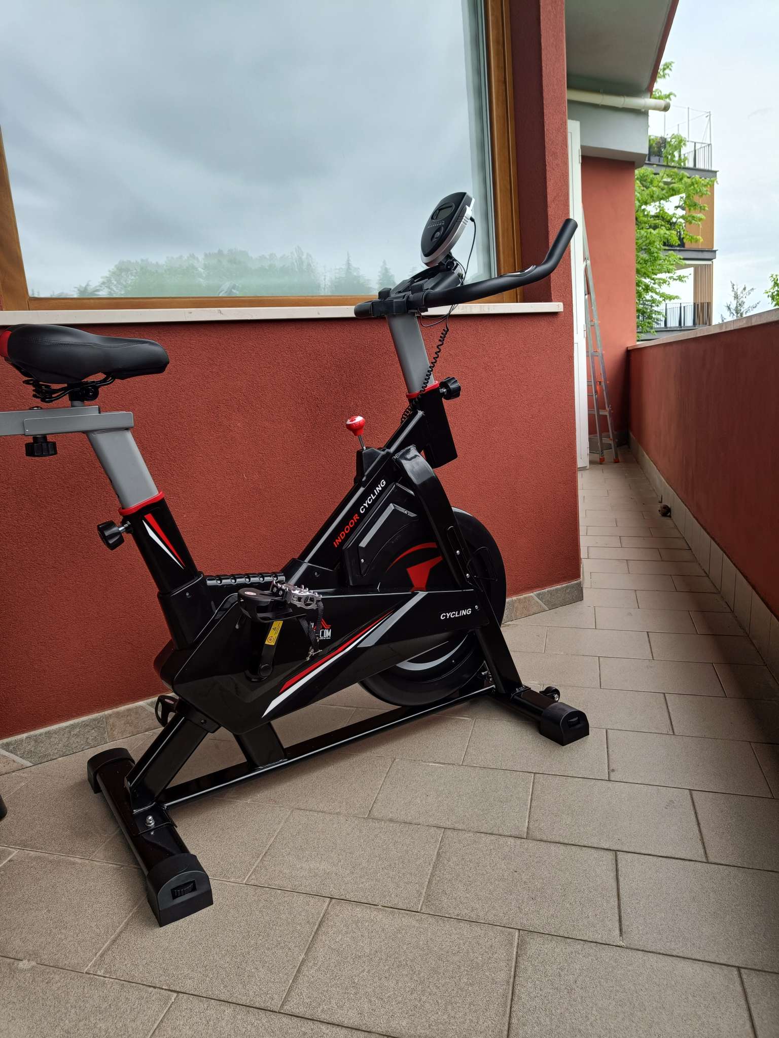 Computer Digitale ZT per Cyclette, Console per Bici da Spinning con Sensore di Frequenza Cardiaca