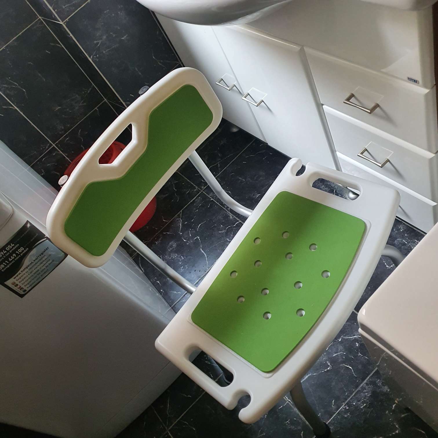 Shower Chair for the Elderly and Disabled, 6Level Height