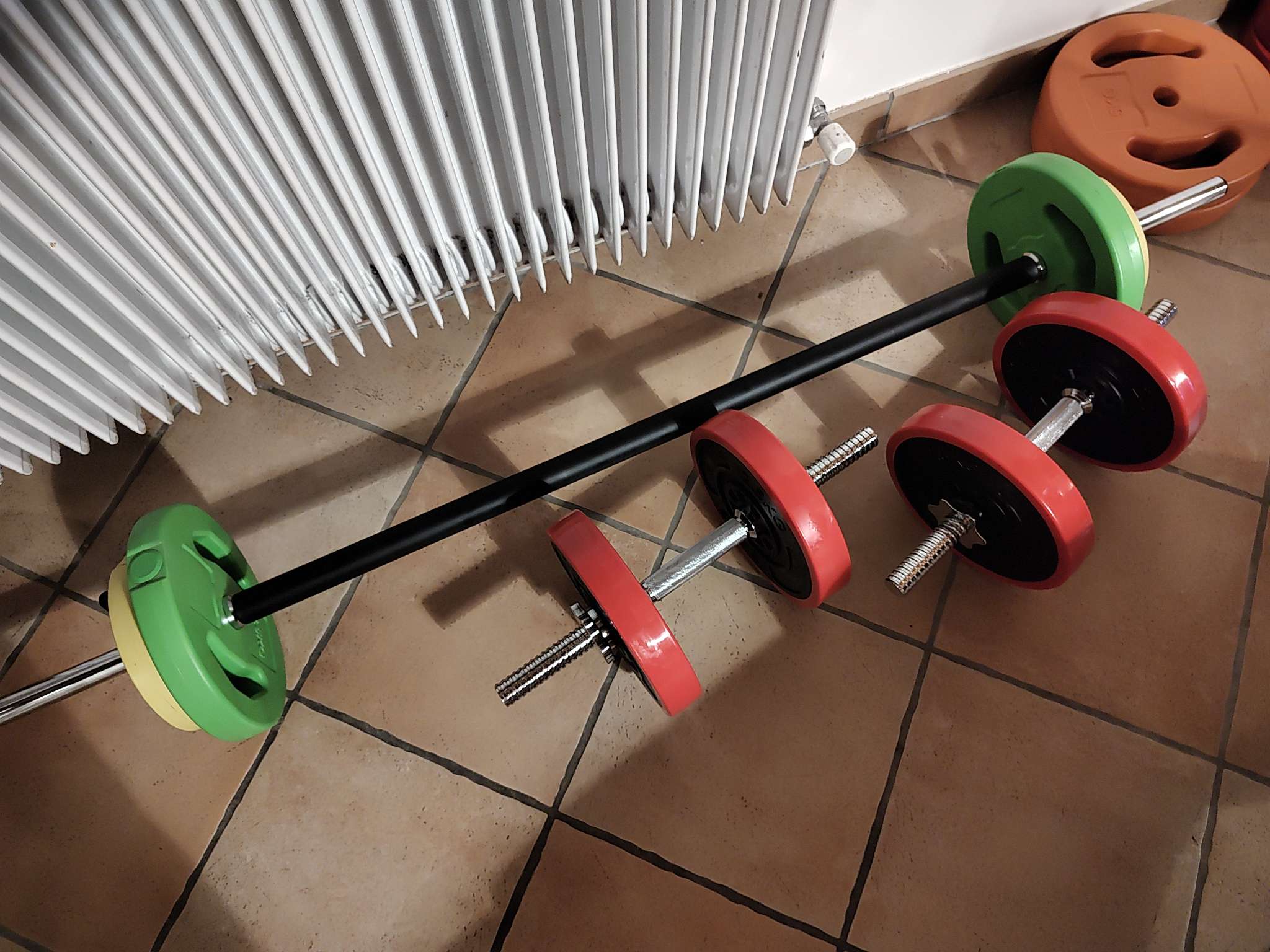 Bilanciere con rivestimento in gomma