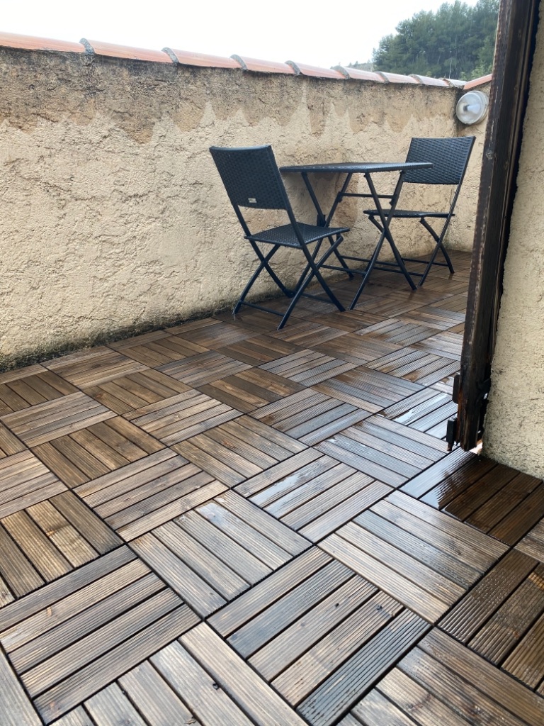 Piastrelle Esterno Legno Per Giardino - Set 27 Pezzi 2.5m², Facile Montaggio A Incastro - Foto 6