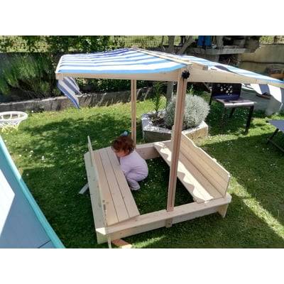 Funda Impermeable Para Arenero De 150x150x20 Cm – Tela Oxford 210D Con Cuerda, Protege De Lluvia, Hojas Y Polvo, Incluye Bolsa De Almacenamiento