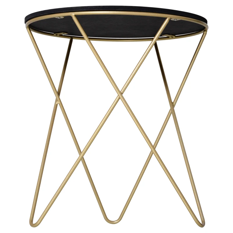 HOMCOM koffietafel bijzettafel nachttafel salontafel woonkamer metaal MDF