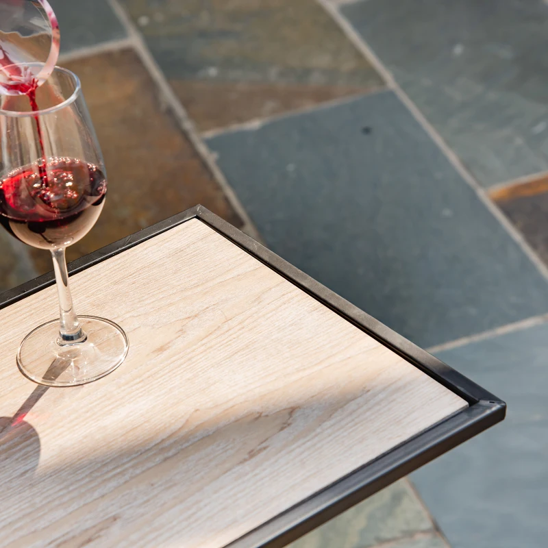 HOMCOM wijnrek wijnfleshouder voor 16 flessen decoratieve vrijstaande stelling metaal