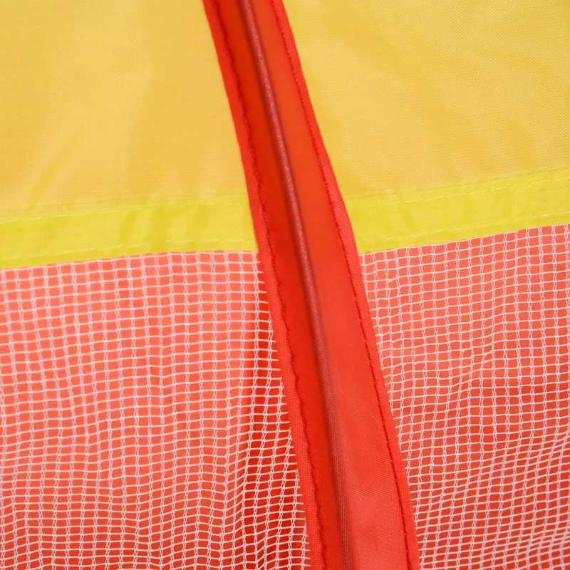 HOMCOM Pop-up kinderspeeltent 3-delige kindertent, babytent, tunnel, opvouwbaar polyester