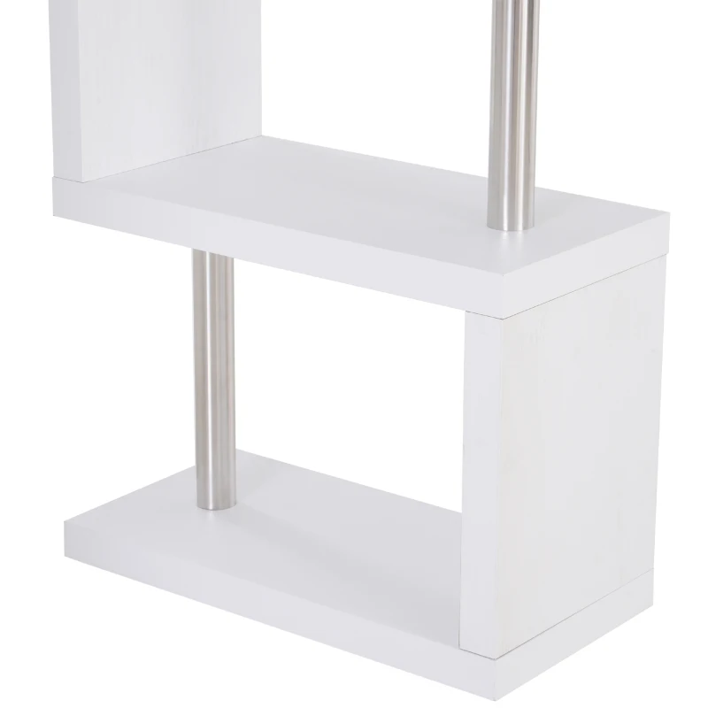 HOMCOM bartafel-plank Combi statafel/bartafel draaibaar wit