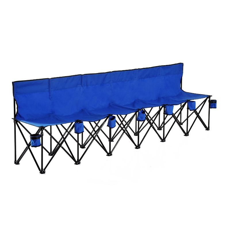 Campingbank inklapbare bank tuinbank 6-persoons klapbank draagtas 2 kleuren