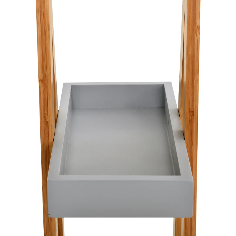 kleankin badkamerplank 3 niveaus trappen trapplank badkamer bamboe